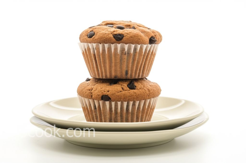 Eggless Peanut Butter Chocolate Muffins