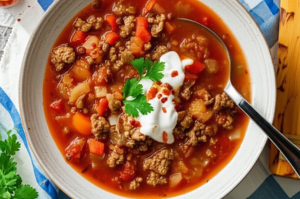 Quick and Easy Vegetable Beef Soup