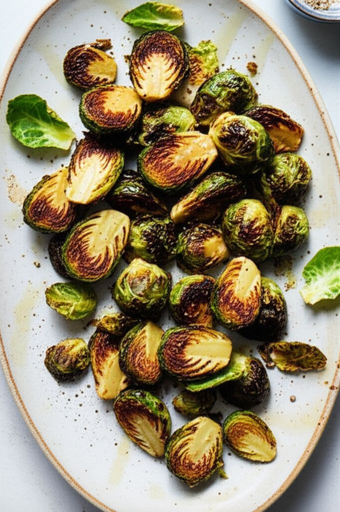 Roasted Brined Brussels Sprouts