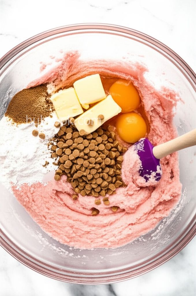 Strawberry Cake Mix Brownies