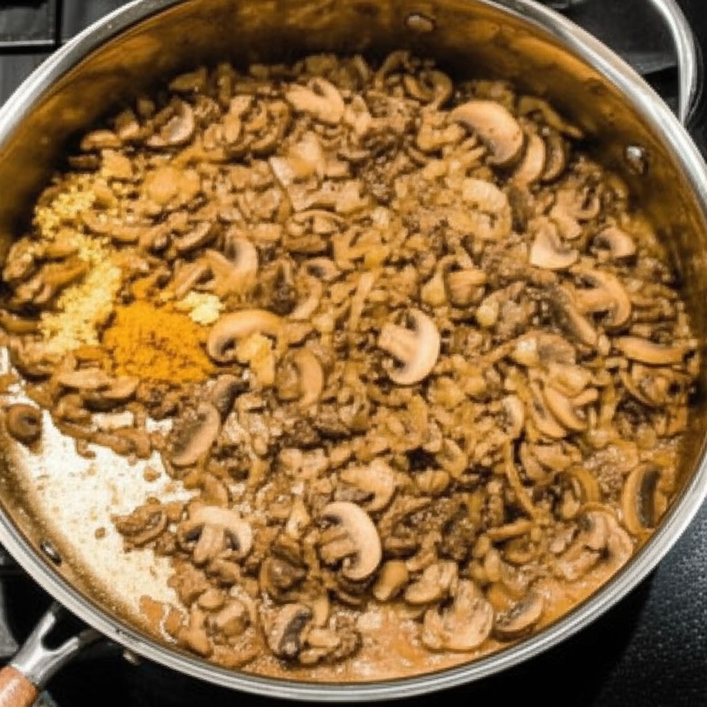 Beef and Mushroom Stroganoff, Aussie Style