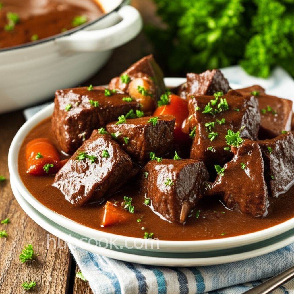 Beef, Burgundy Style