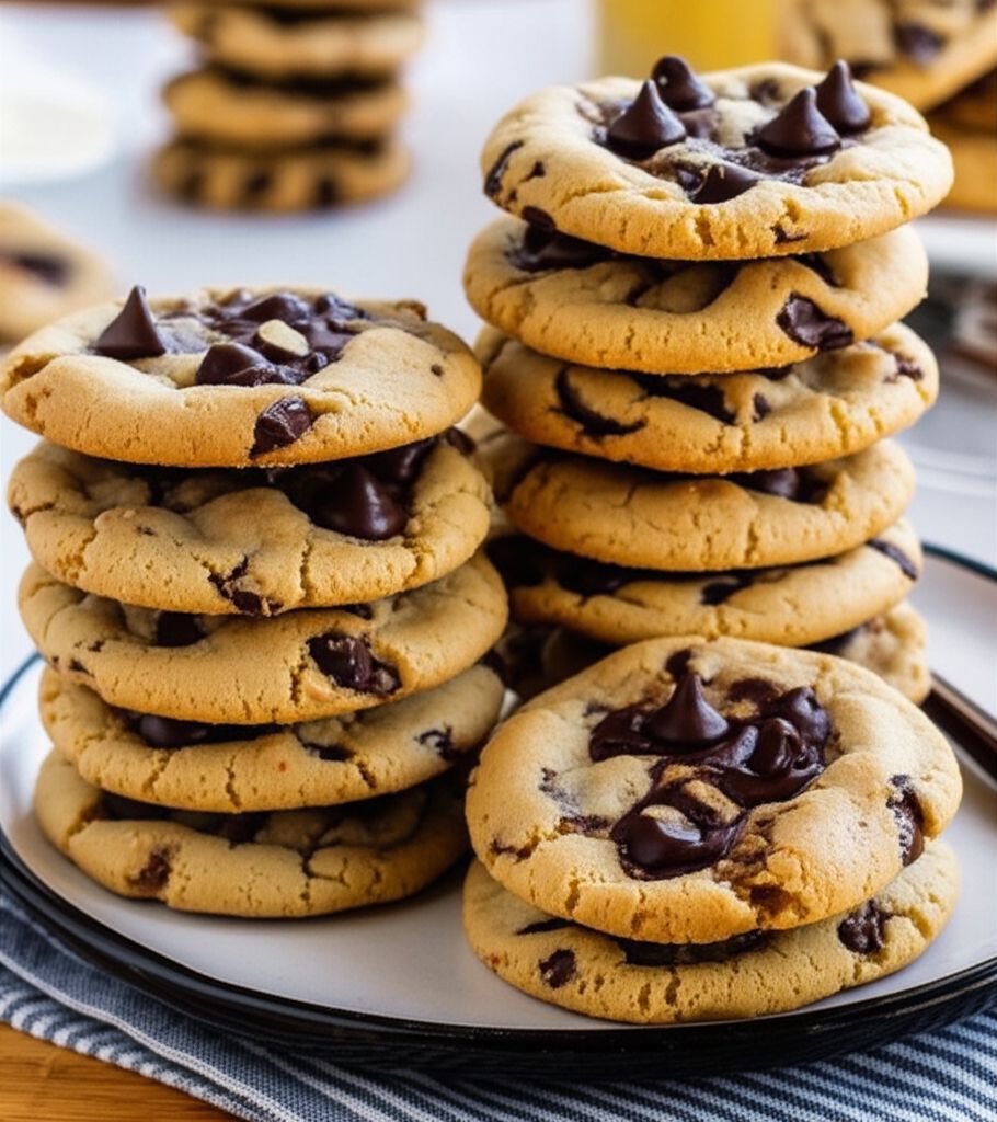 Chewy Jumbo Chocolate Chip Cookies
