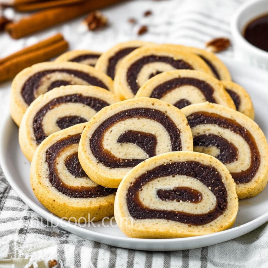 Date Nut Pinwheel Cookies II