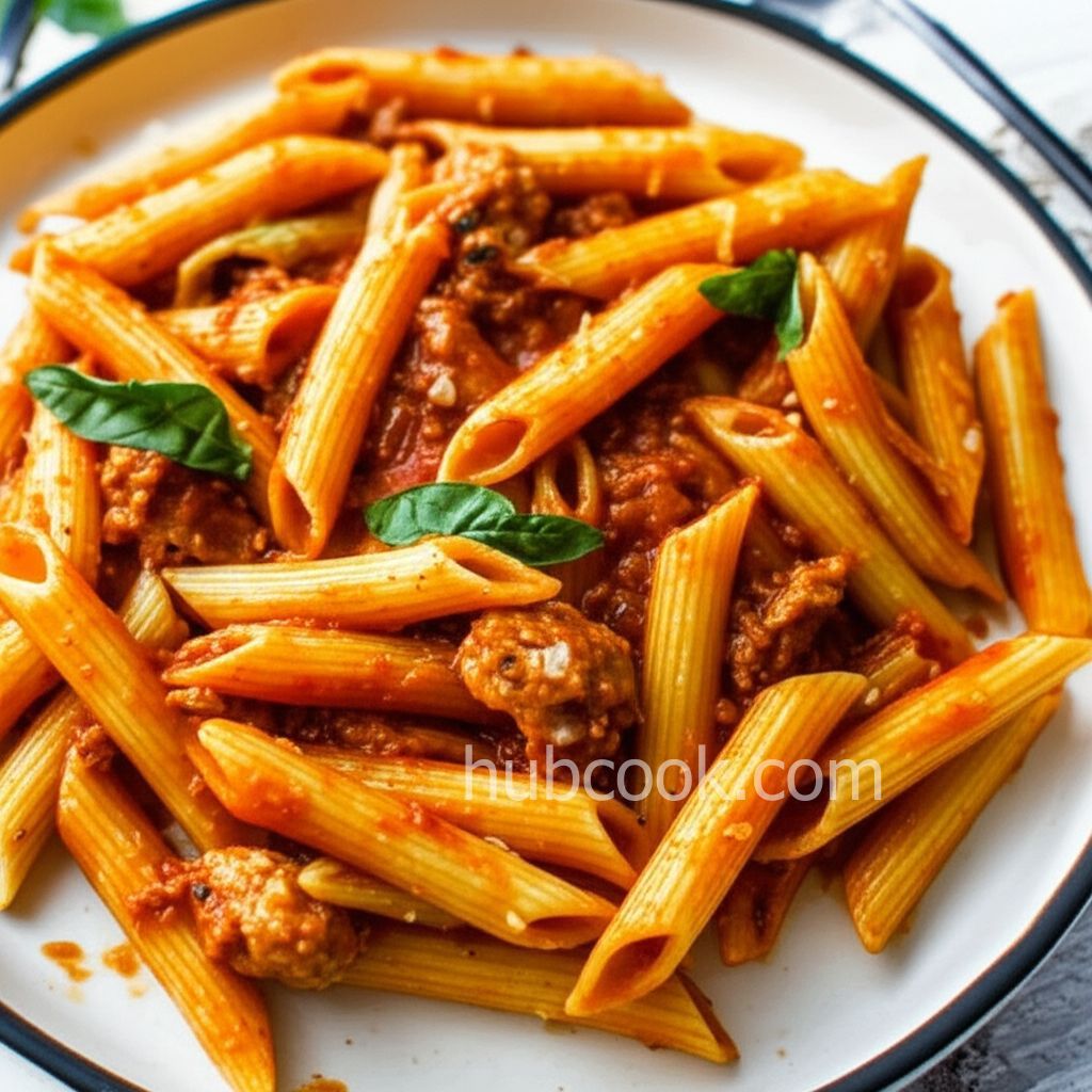 Garlic Penne Pasta
