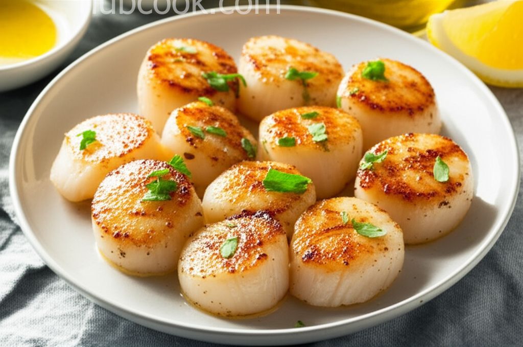 Grilled Bay Scallops