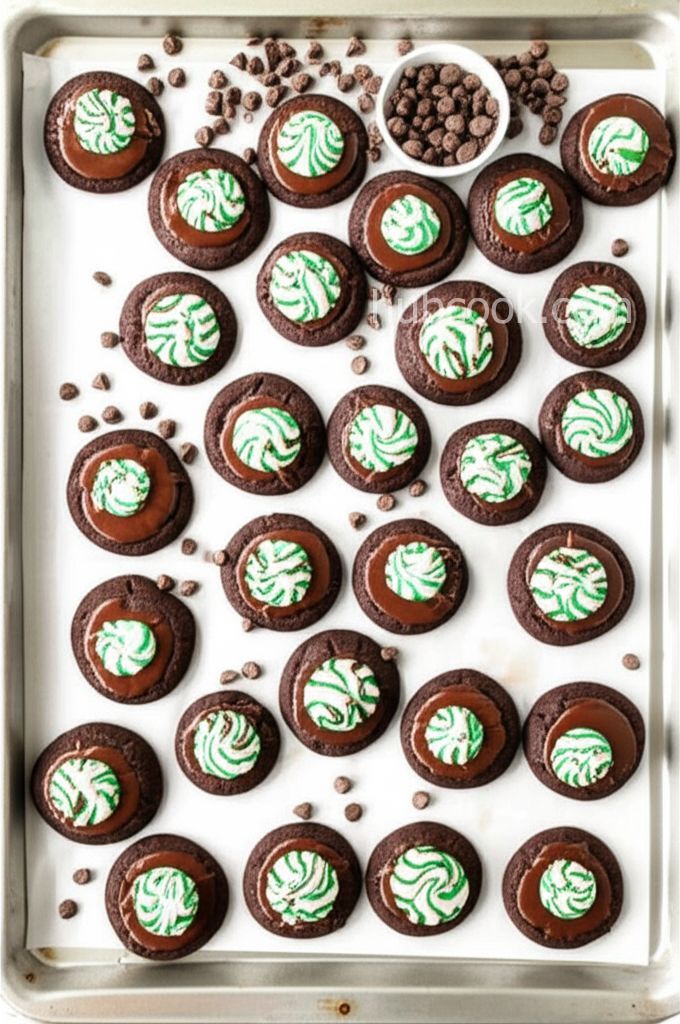Mint Wafer Cookies