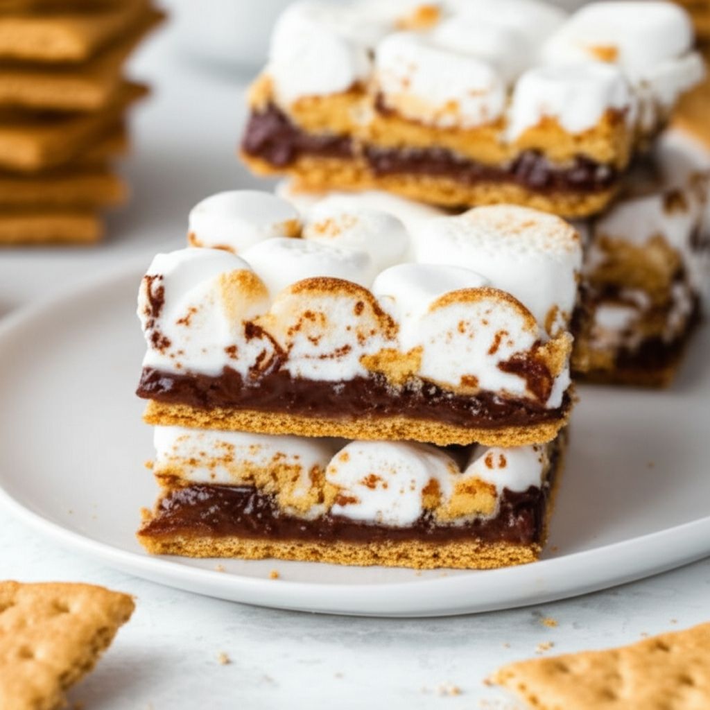 S'mores Bars with Graham Crackers