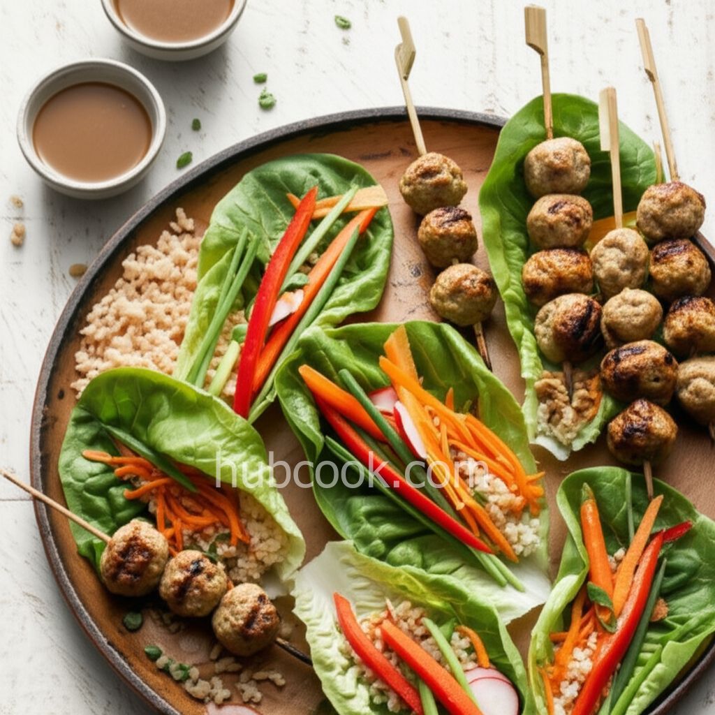 Asian Roll Lettuce Wrap