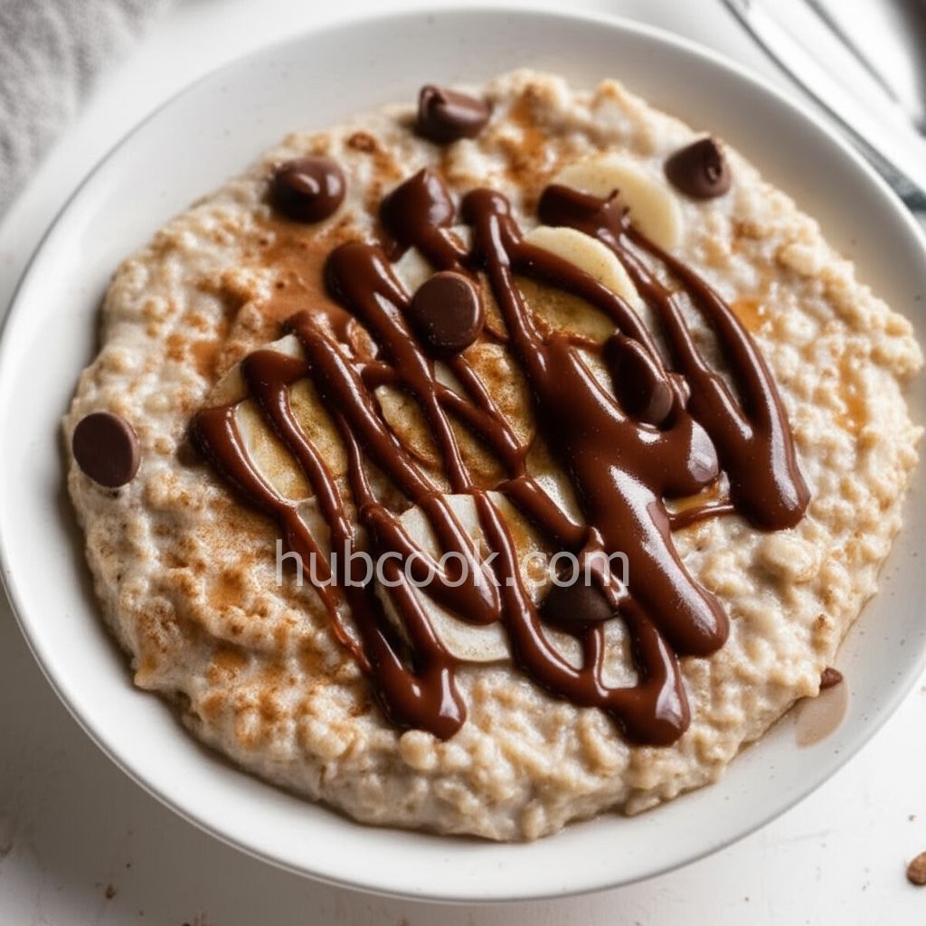 Chocolate Banana Oatmeal Porridge