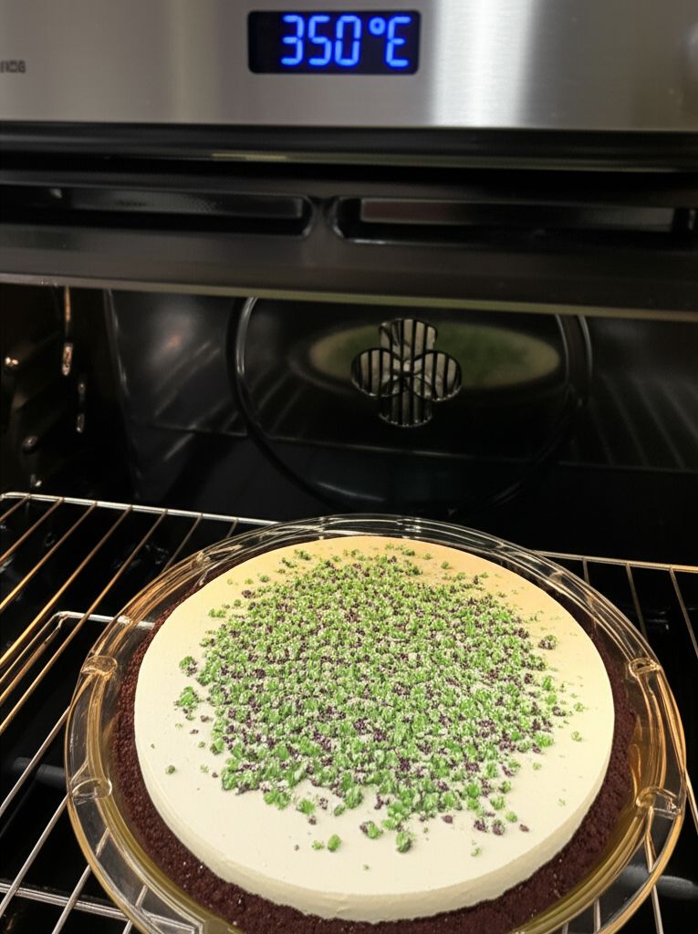 Chocolate Mint Cheese Pie