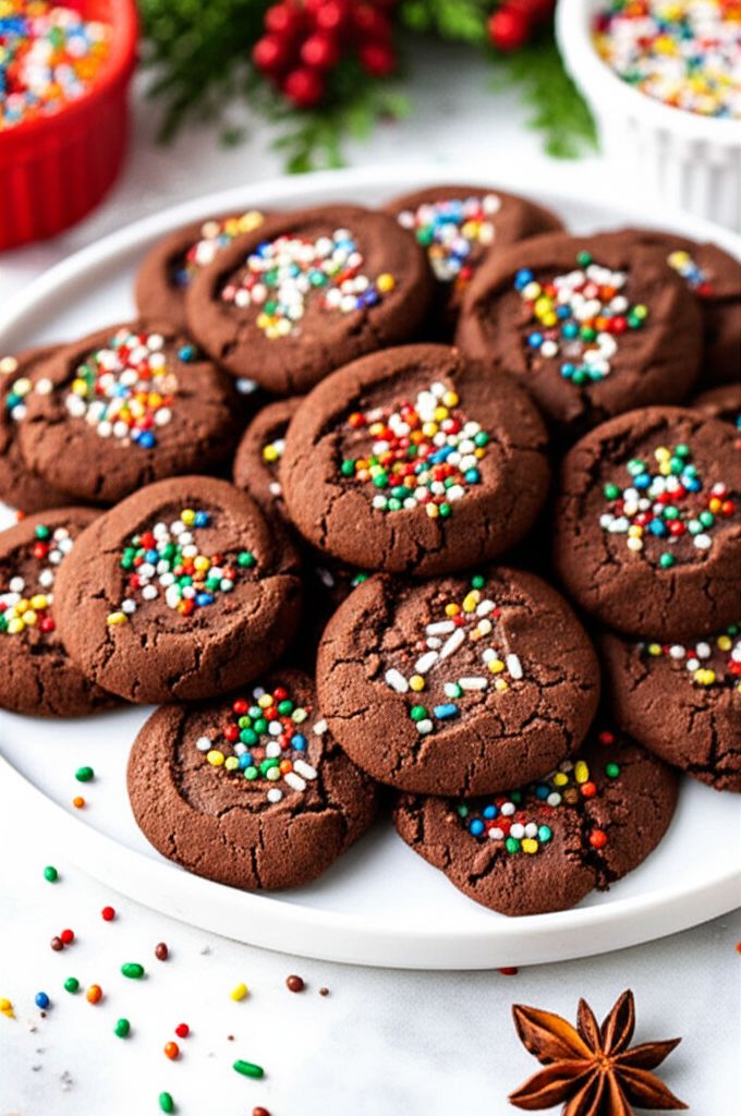 Chocolate Press Cookies