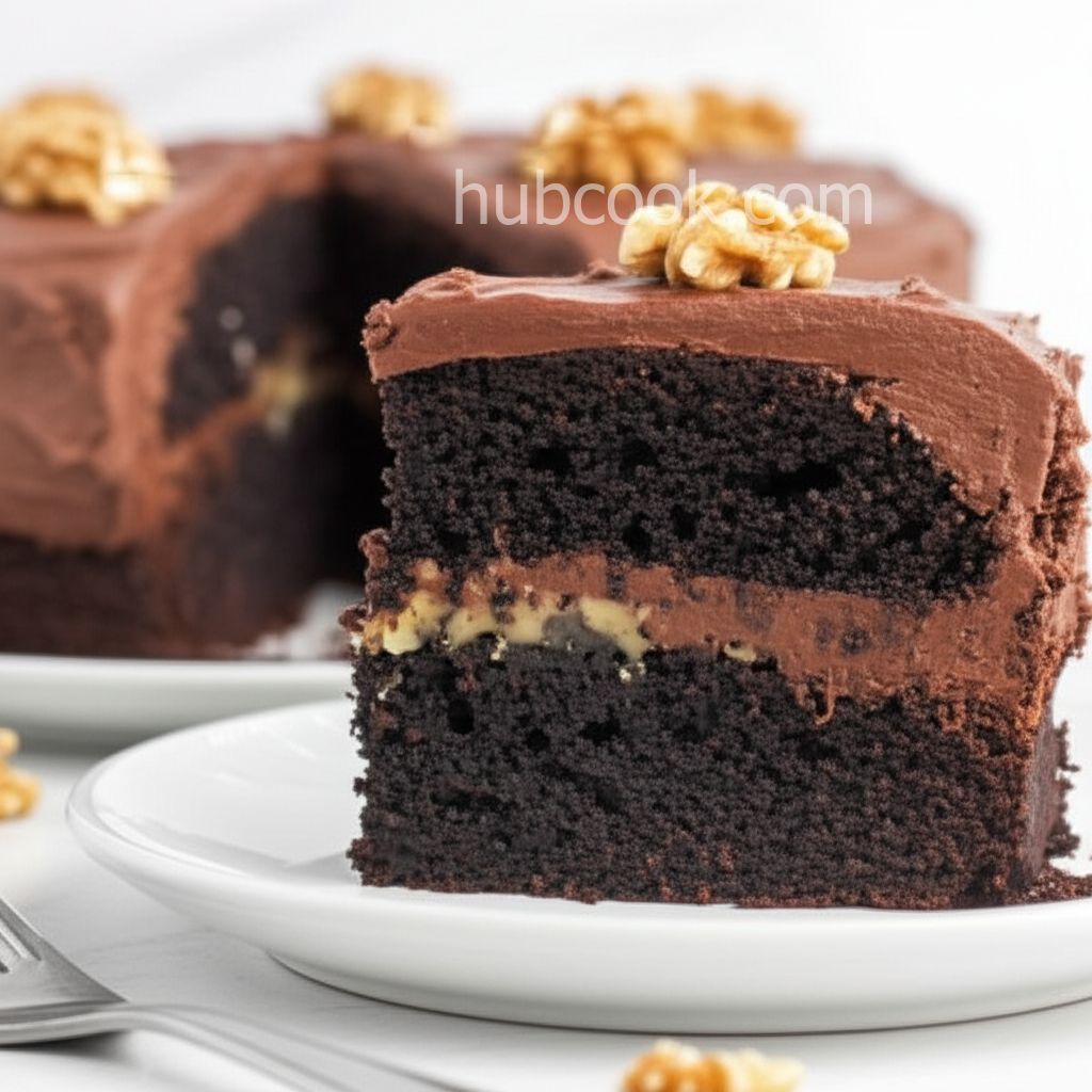 Chocolate Walnut Cake