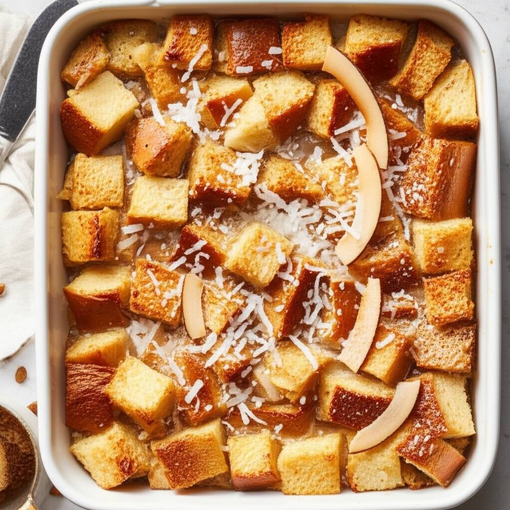 Coconut Bread Pudding