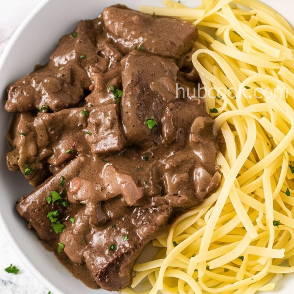 Easy Beef Strogonoff