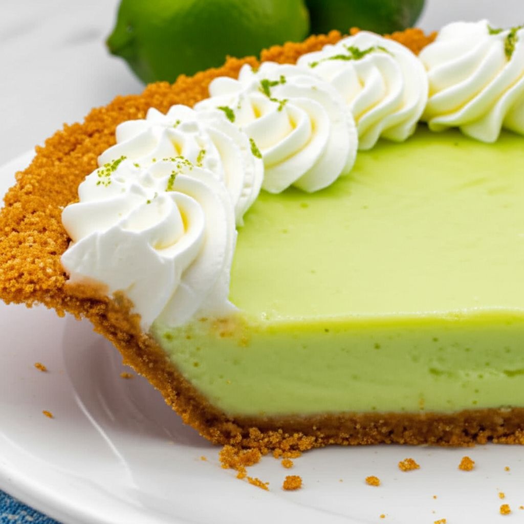 Key Lime and Pretzel Pie