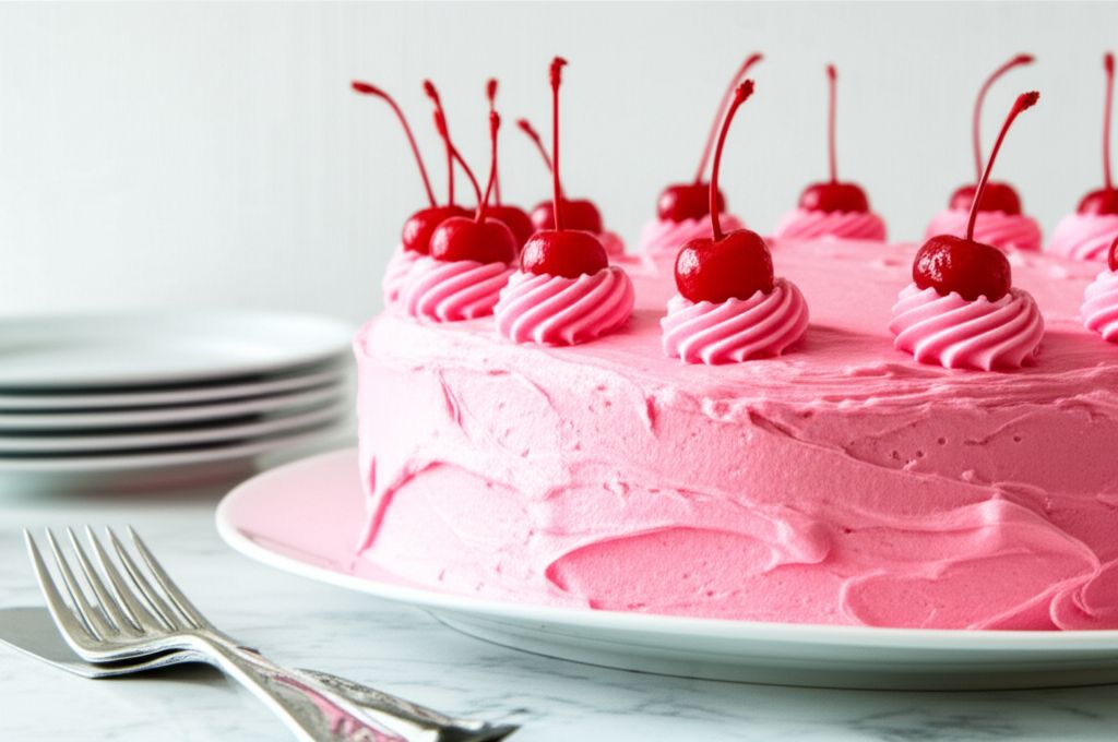 Maraschino Cherry Nut Cake