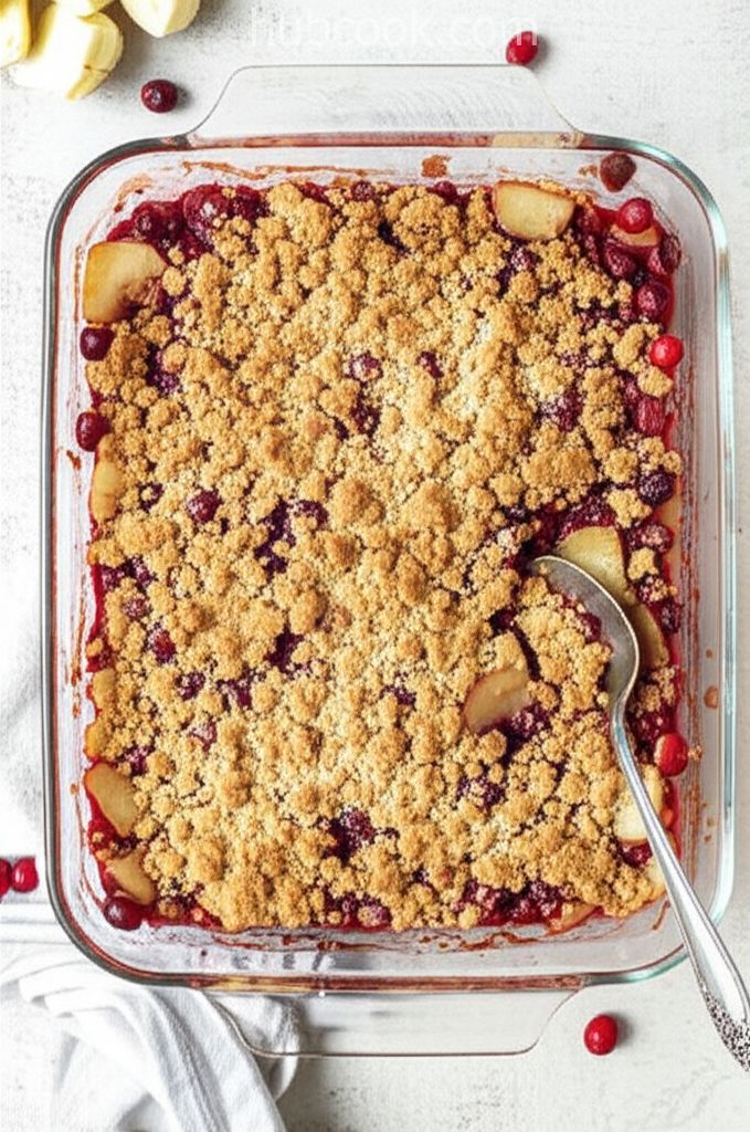 Pear Banana Berry Bake