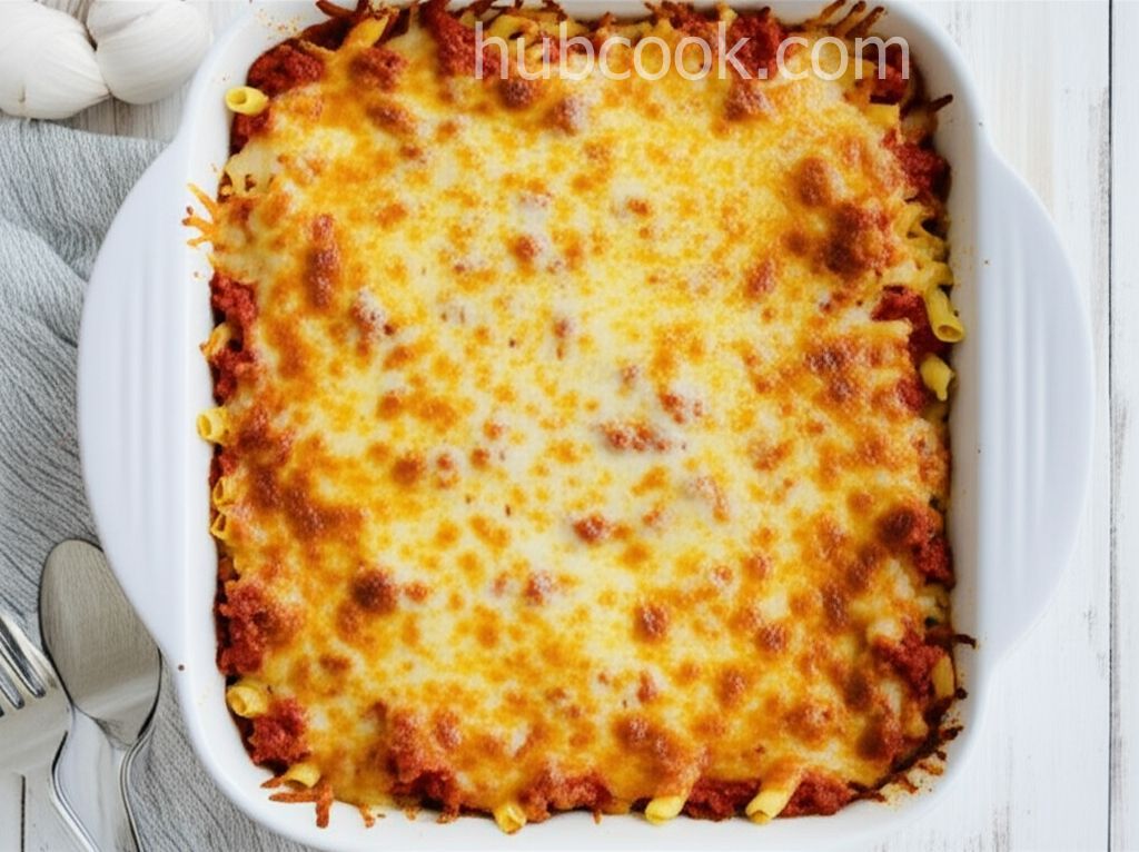 Pizza Casserole with Pasta