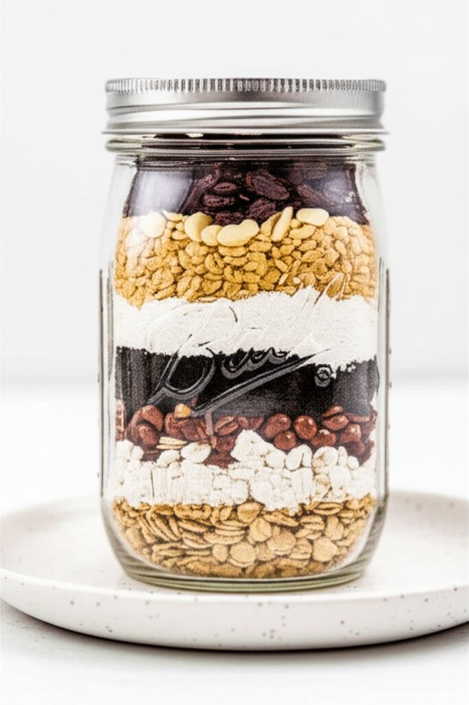 Raisin Crunch Cookie Mix in a Jar