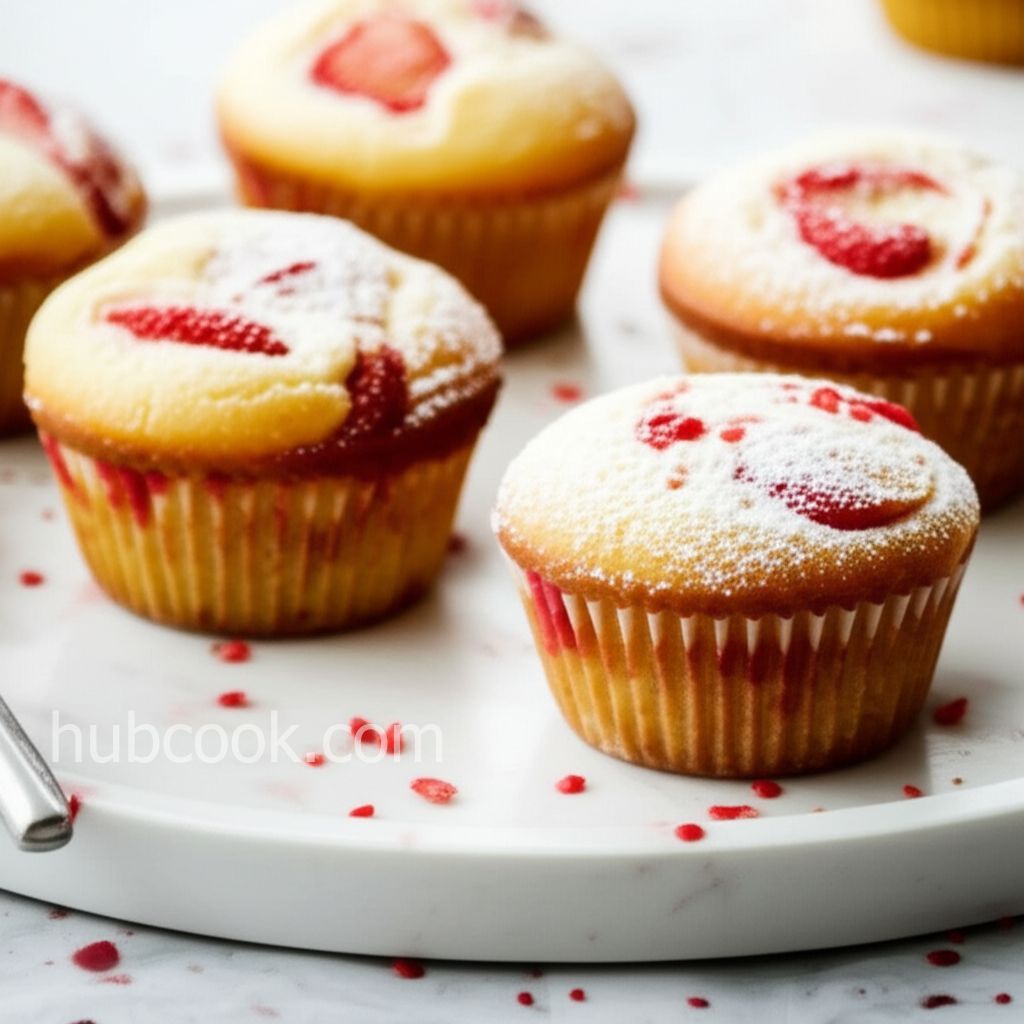Strawberry Cheesecake Muffins