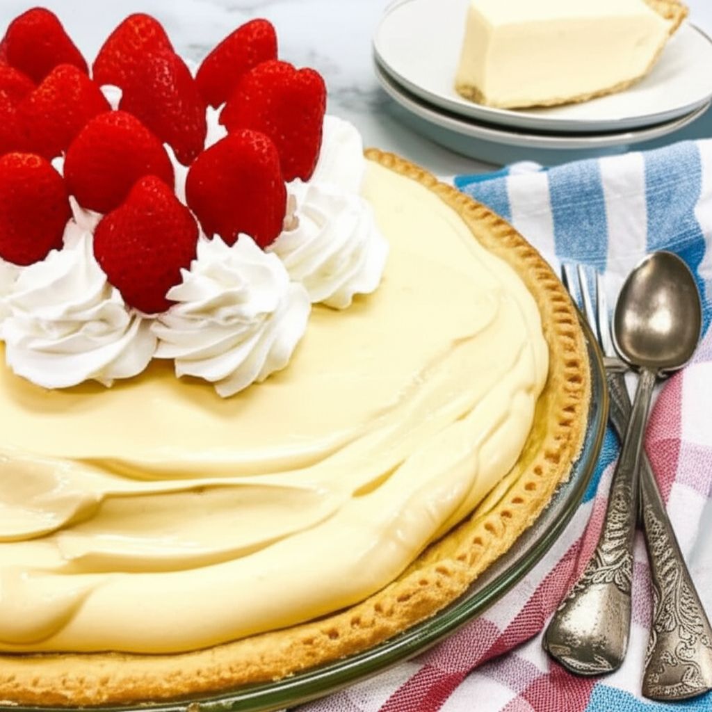 Vanilla Bavarian Cream Pie