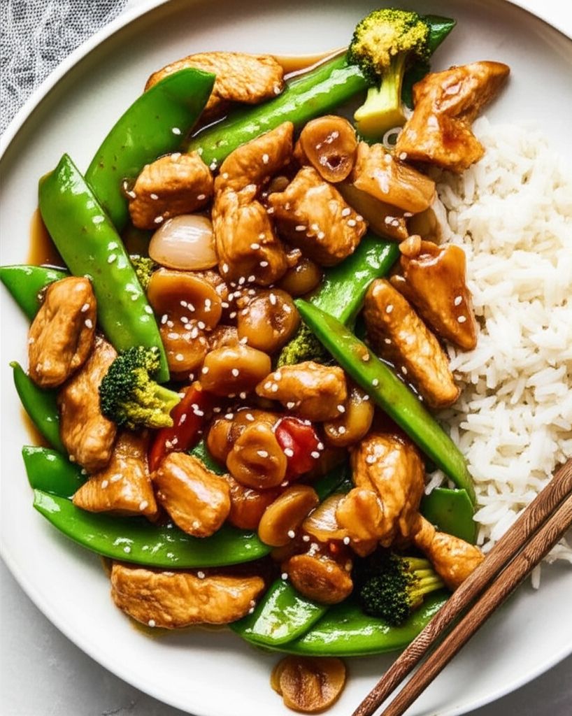 Chicken and Chinese Vegetable Stir-Fry