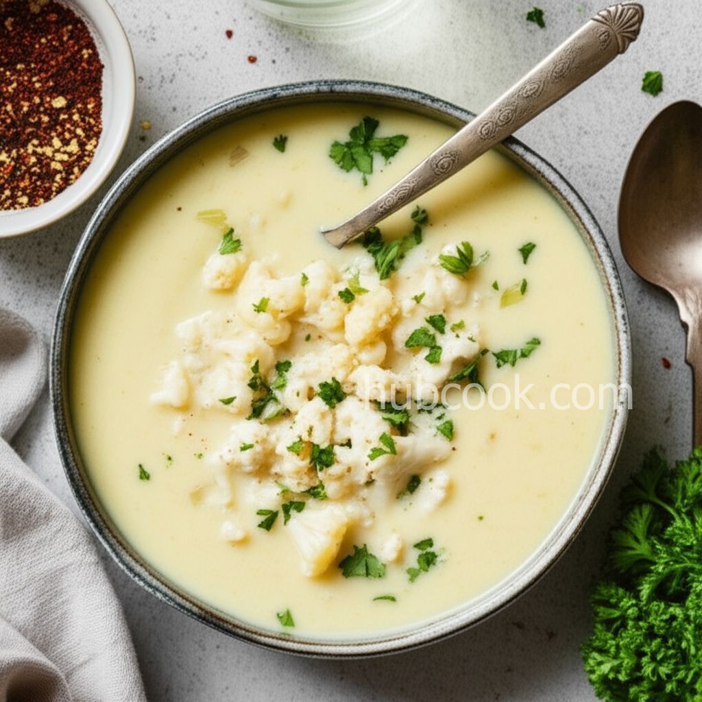 Cream of Cauliflower and Stilton Soup