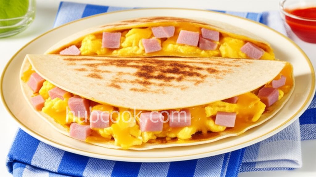 Ham, Egg, and Cheese Quesadillas