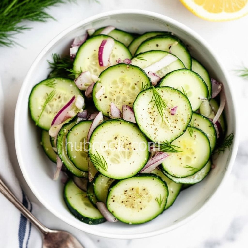 Lemony Cucumbers