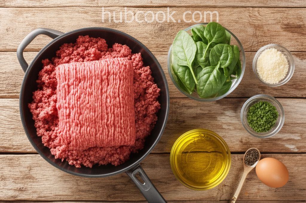 Meat and Spinach Ravioli Filling