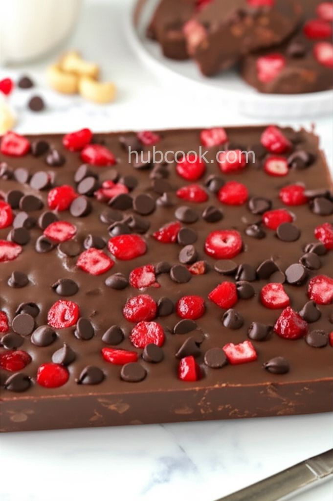 Perfect Cranberry Cashew Fudge
