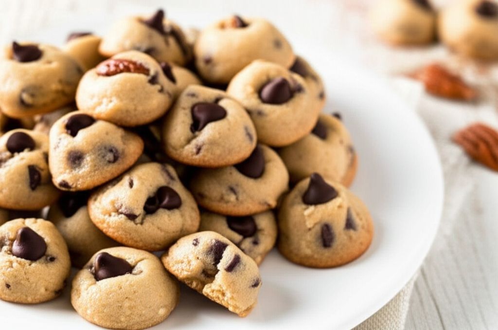 Air Fryer Chocolate Chip Cookie Bites