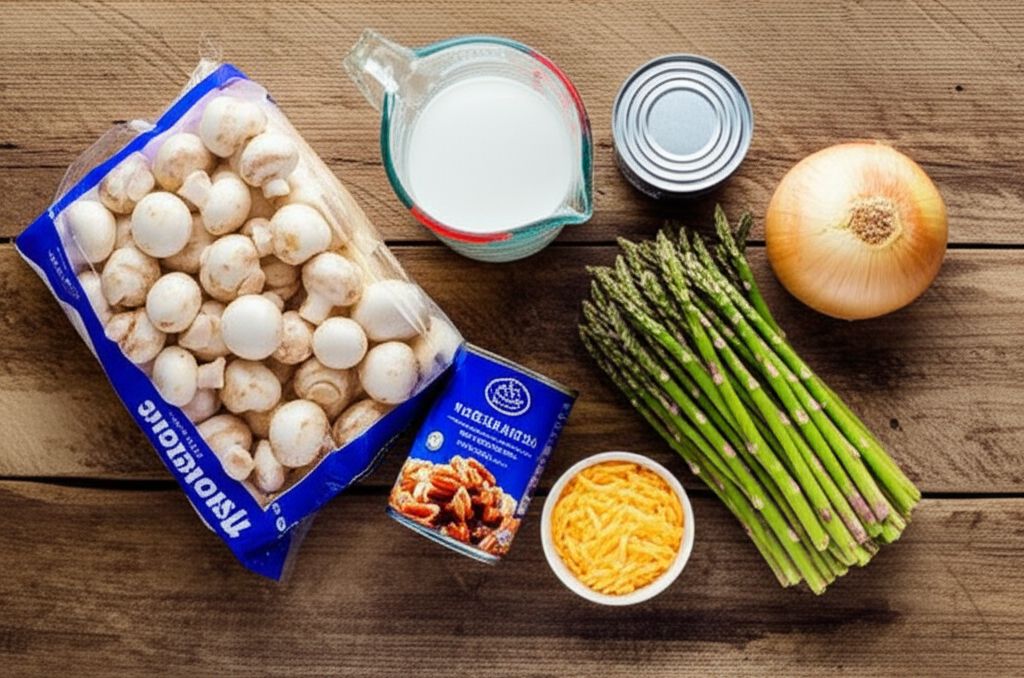 Asparagus and Mushroom Casserole