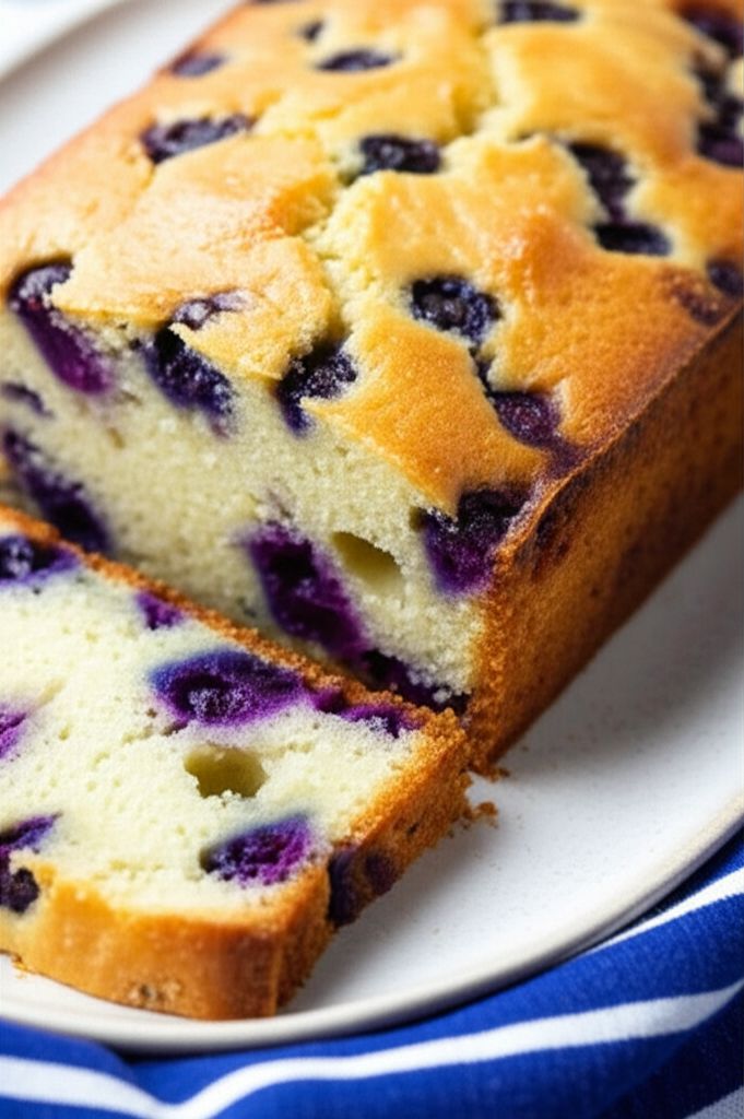 Better-Than-Starbucks Blueberry Pound Cake