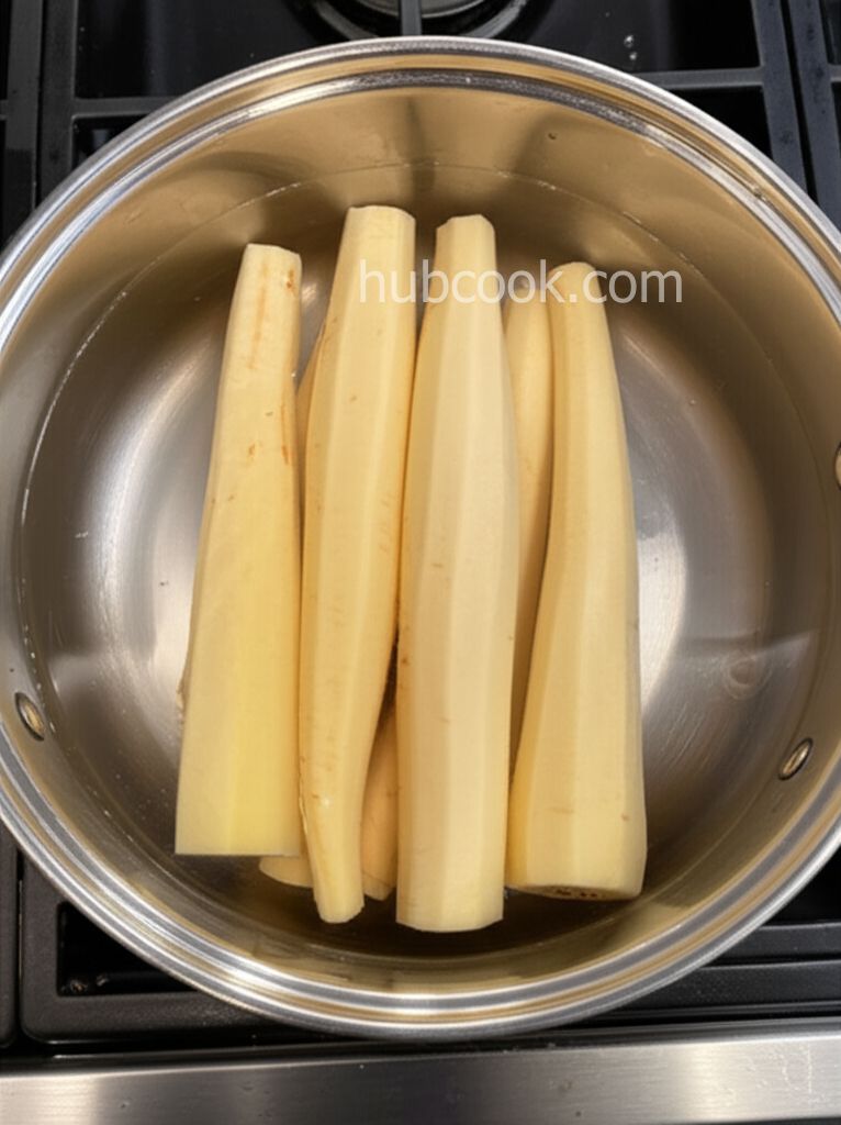 Butter Fried Parsnips
