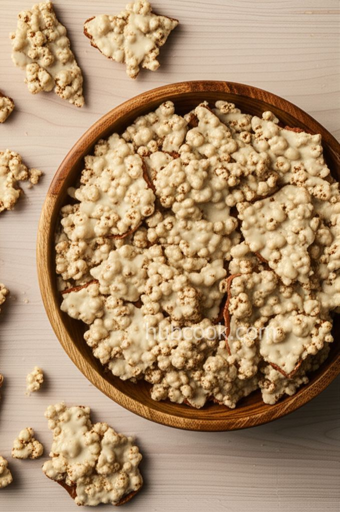 Candied Almond Bark Popcorn