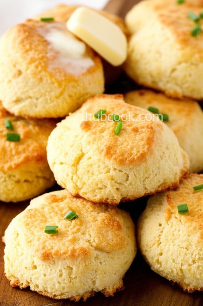 Cheddar Onion Drop Biscuits