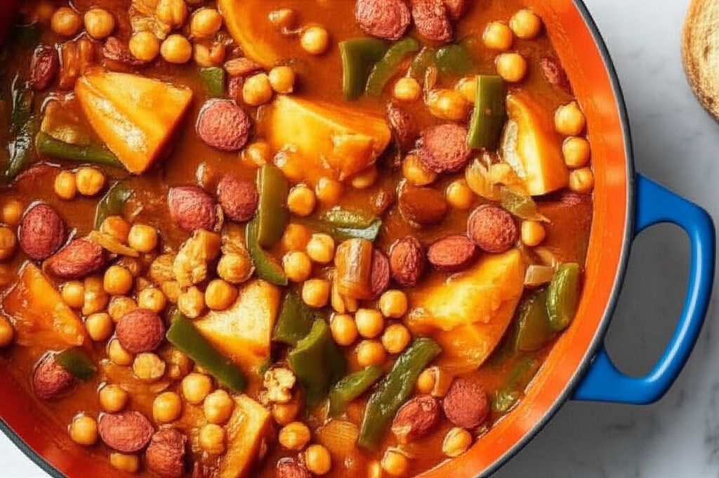 Chickpeas and Chorizo
