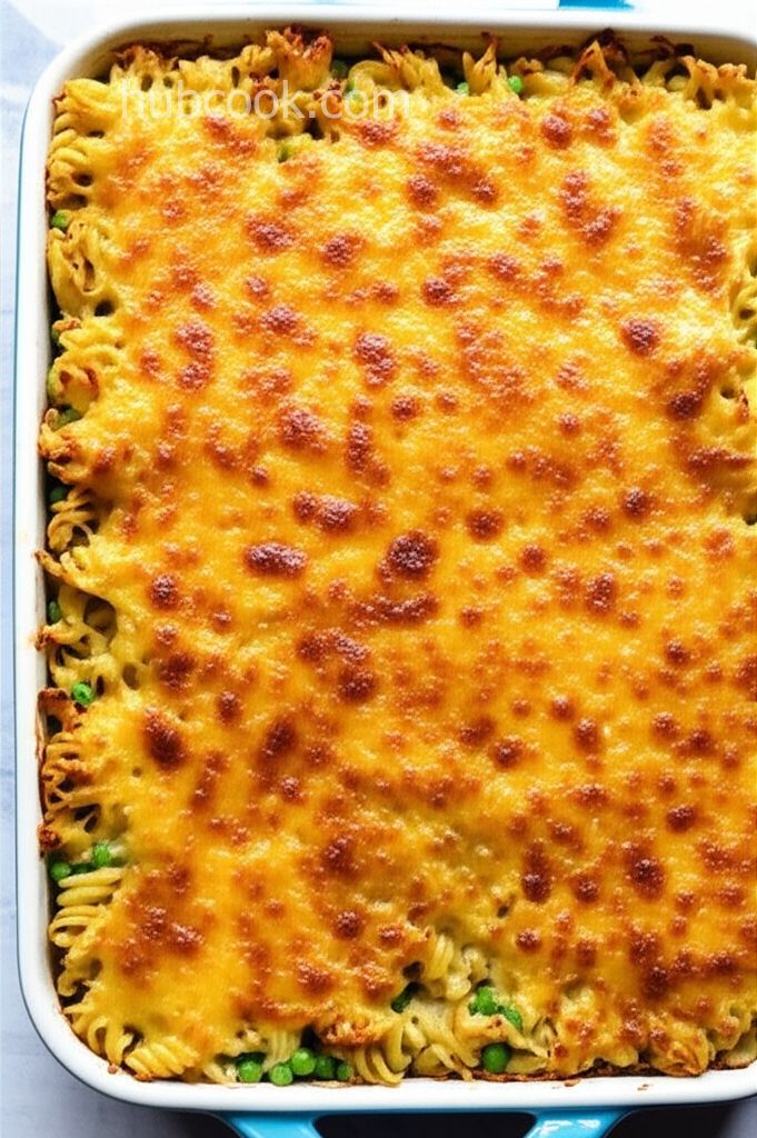 Easy Cheesy Tuna Noodle Casserole