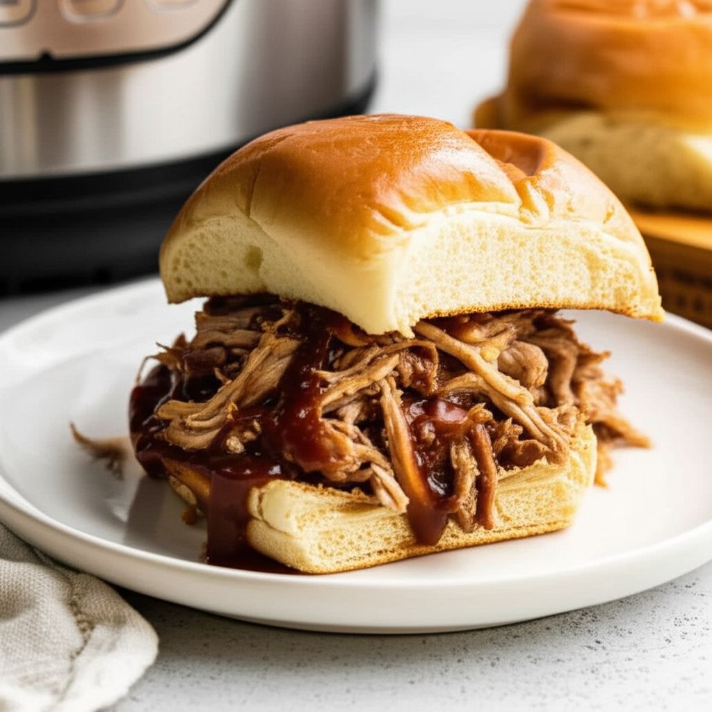 Instant Pot Pulled Pork Sandwiches