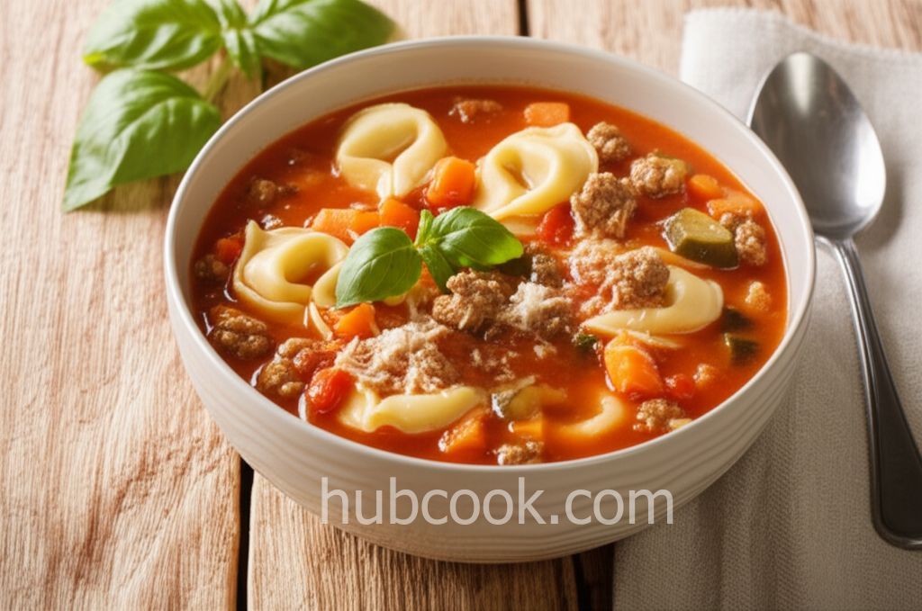 Italian Sausage Tortellini Soup