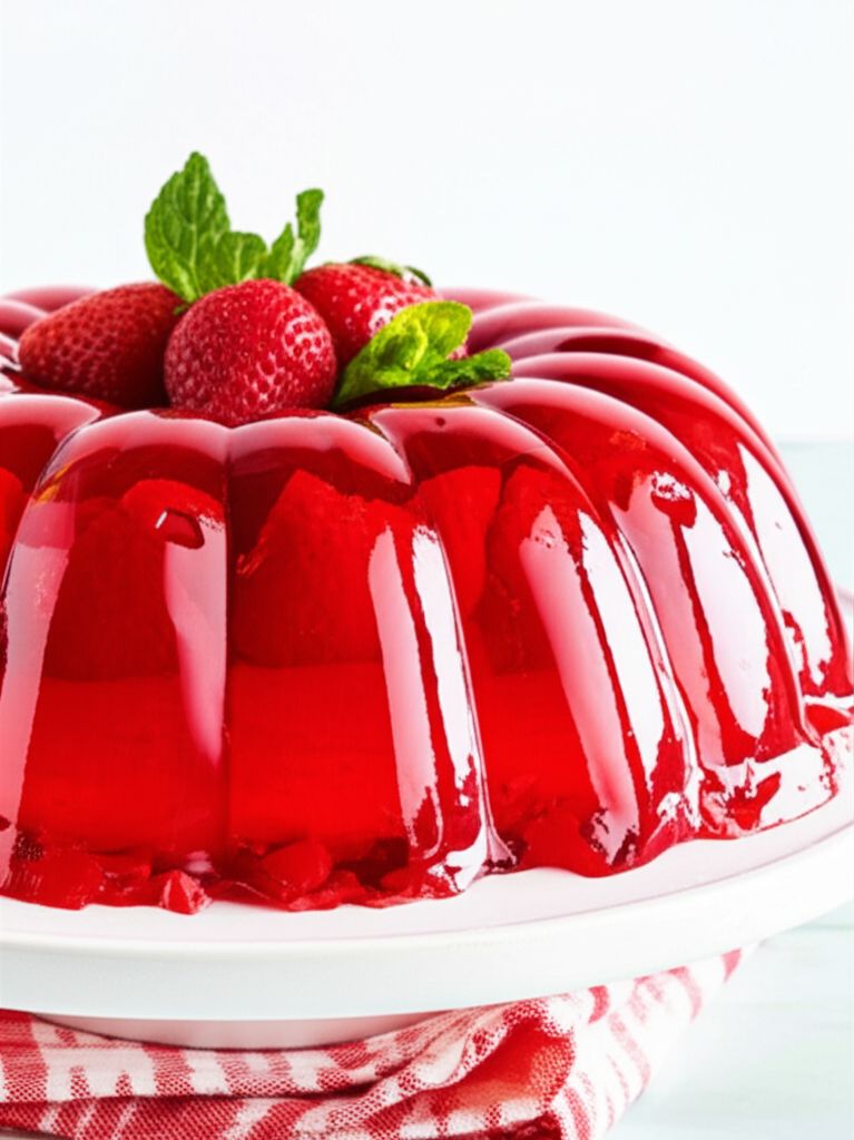 Mom's Secret Cherry JELL-O Salad