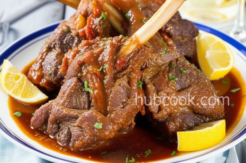 Red Wine-Braised Lamb Shanks