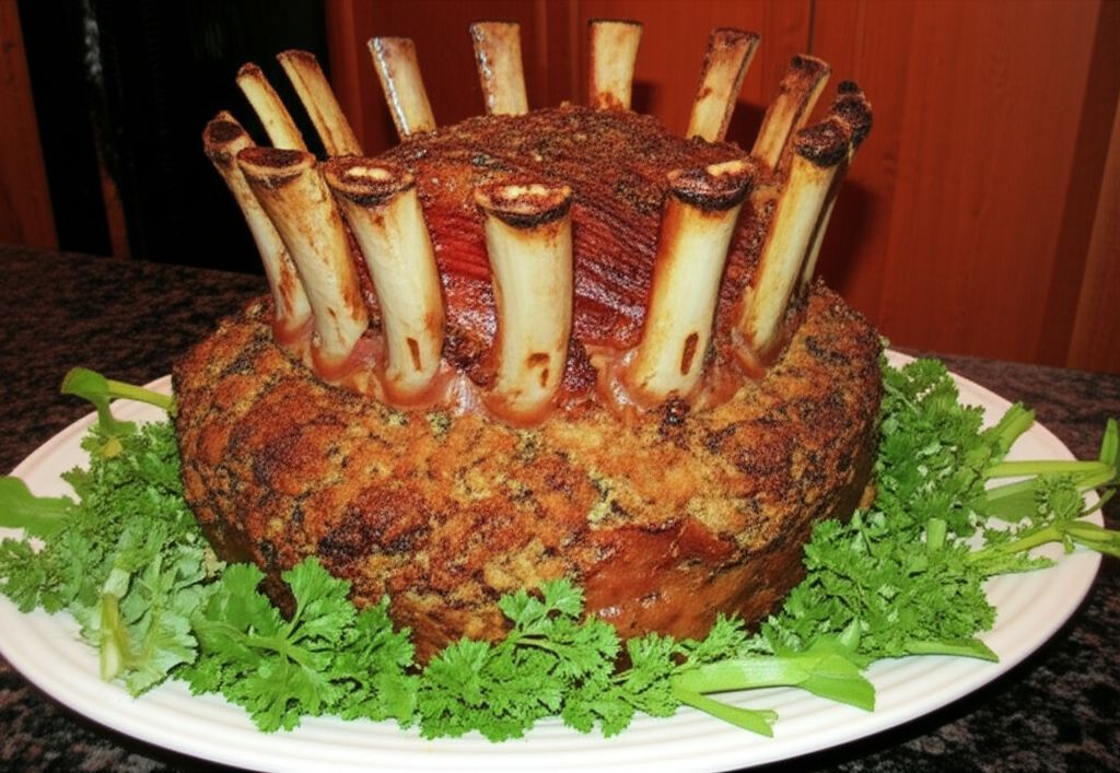 Stuffed Crown Roast of Pork