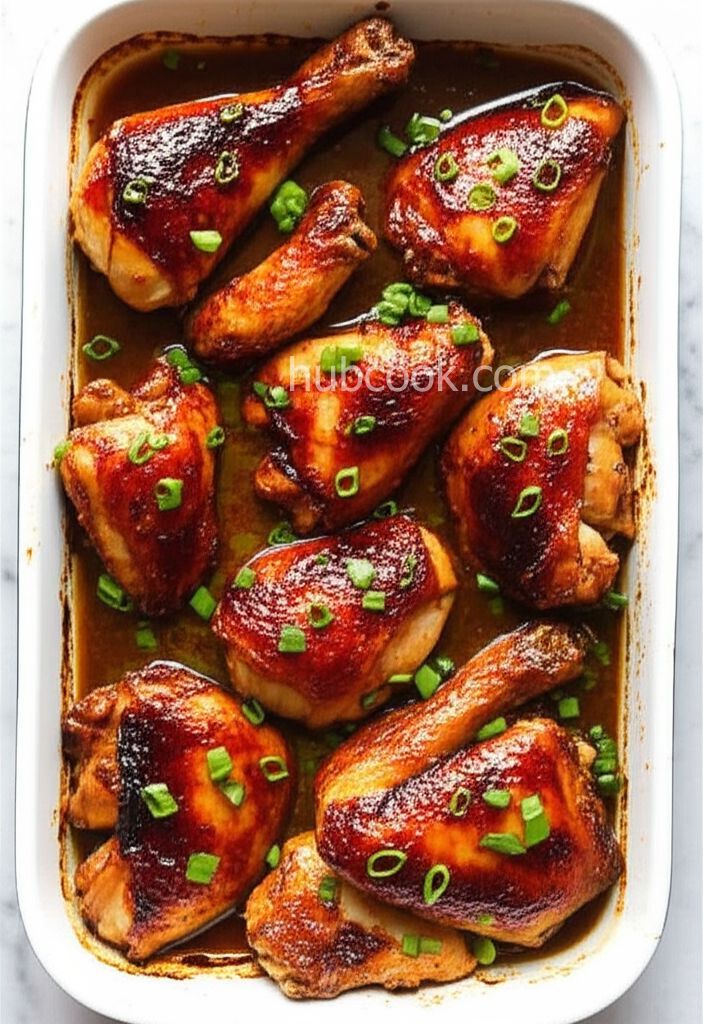 Baked Asian-Style Honey Chicken