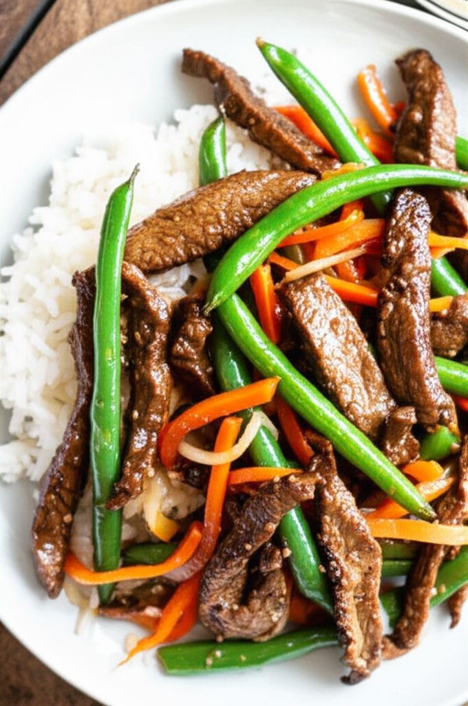 Beef and Green Bean Stir Fry