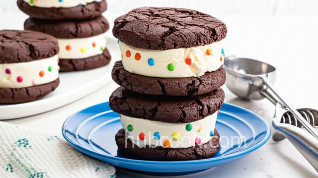 Cookie Ice Cream Sandwiches