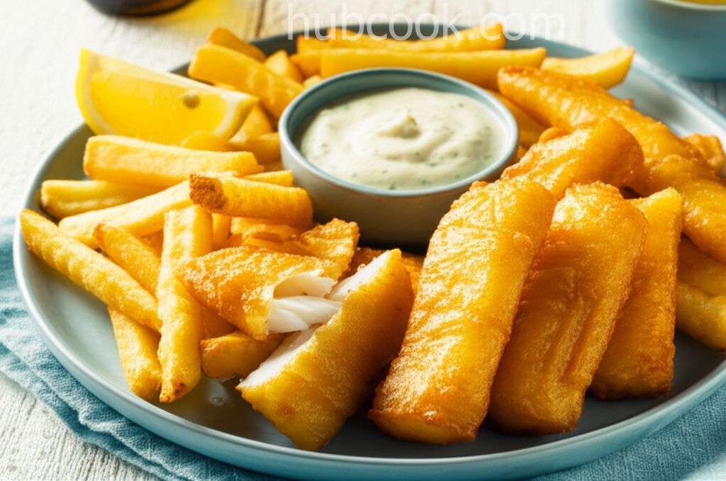 Crispy Beer Batter Fish & Chips