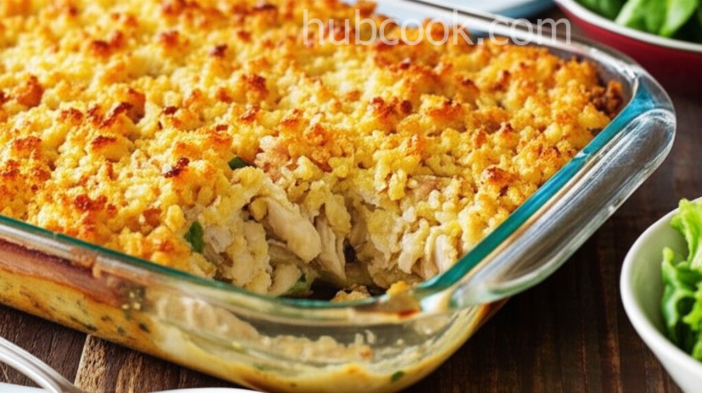 Crystal's Chicken and Stuffing Casserole